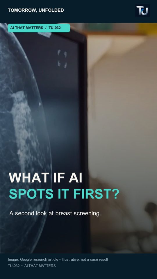 AI That Matters: What if AI spots it first? A second look at breast screening.